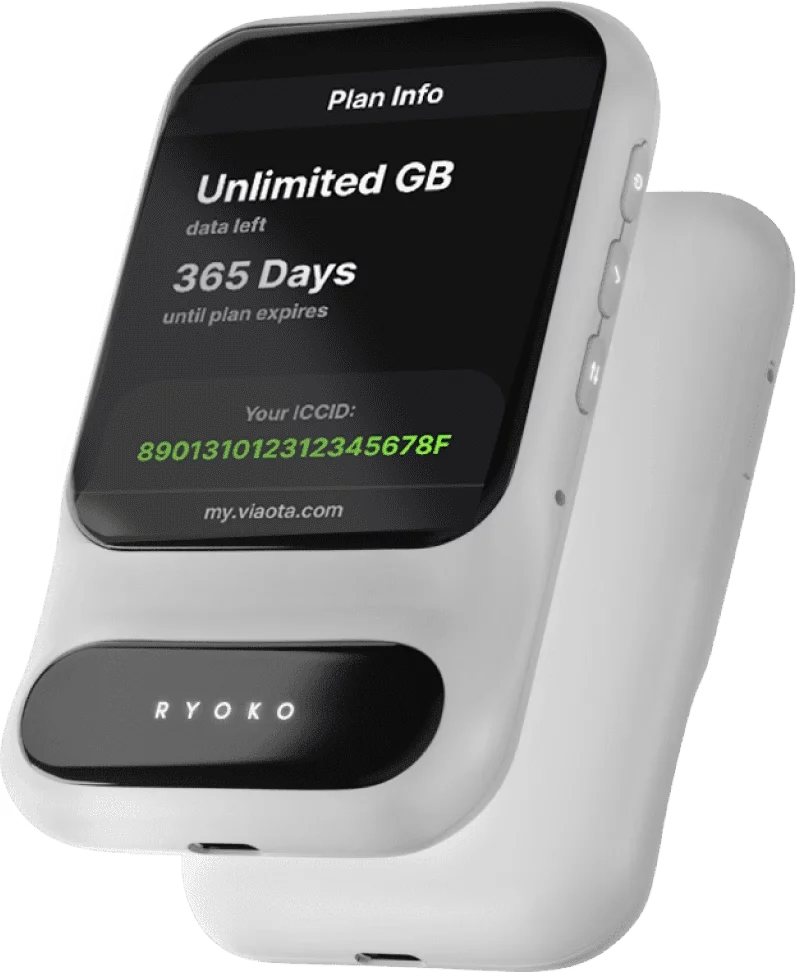 Ryoko Pro Auto Network Selection — Connects to Strongest Signal in 130+ Countries